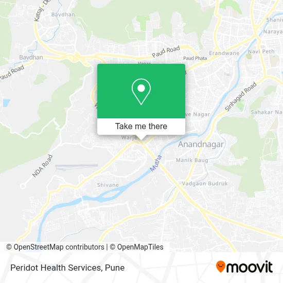 Peridot Health Services map