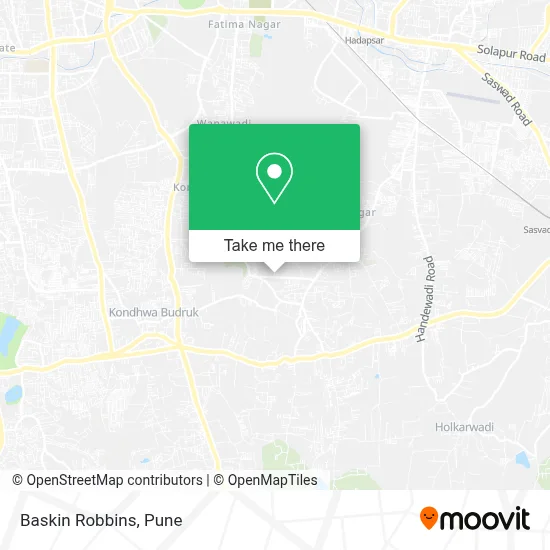 Baskin Robbins map