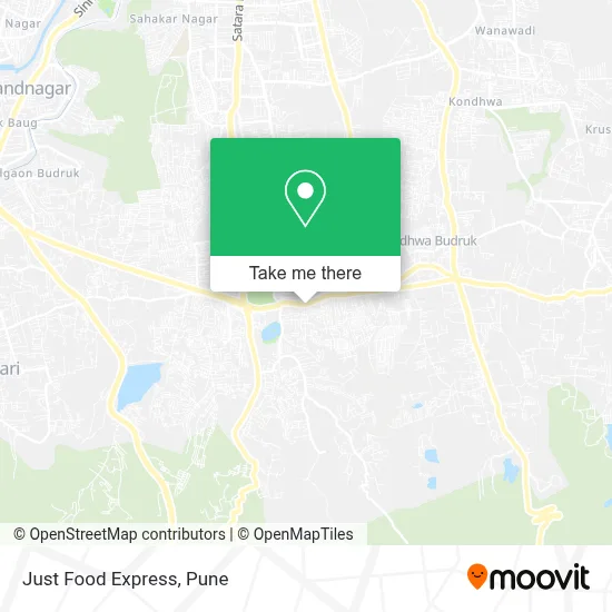 Just Food Express map
