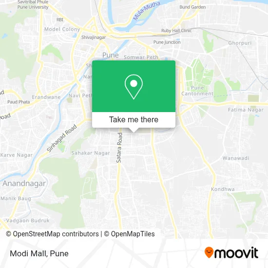 Modi Mall map