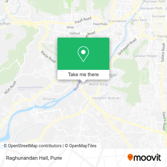 Raghunandan Hall map