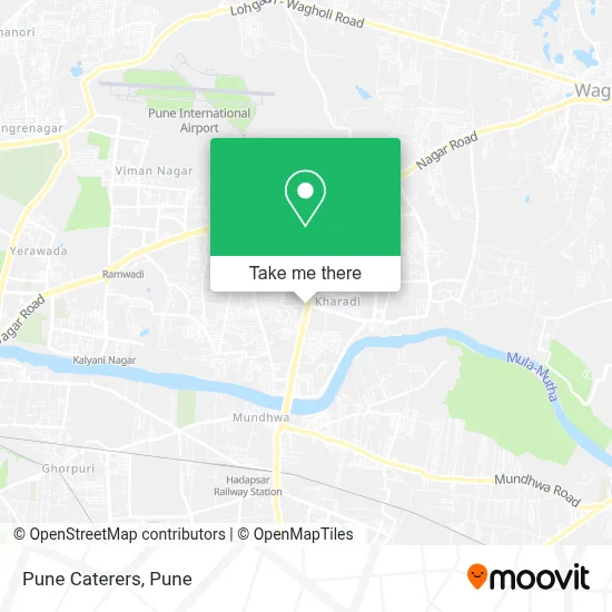 Pune Caterers map