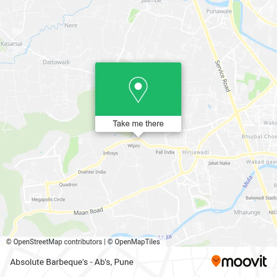 Absolute Barbeque's - Ab's map