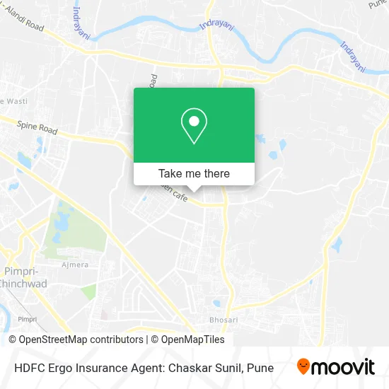 HDFC Ergo Insurance Agent: Chaskar Sunil map