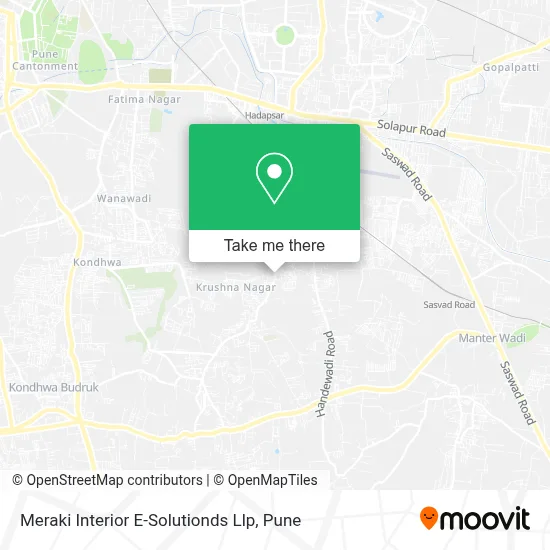 Meraki Interior E-Solutionds Llp map