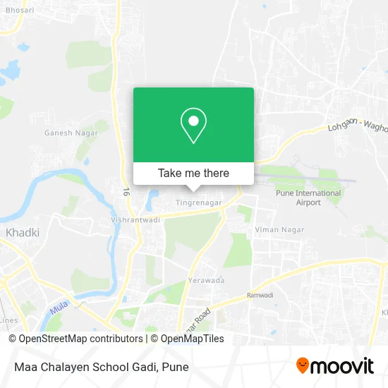 Maa Chalayen School Gadi map