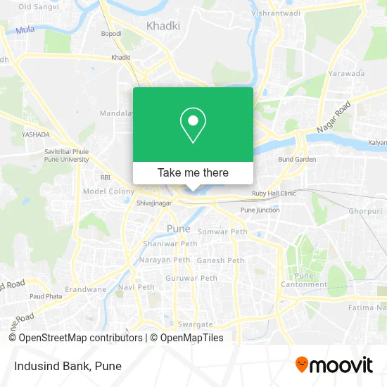 Indusind Bank map