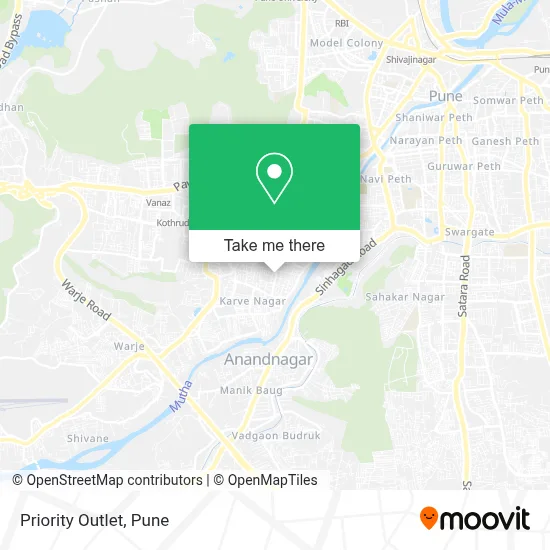Priority Outlet map