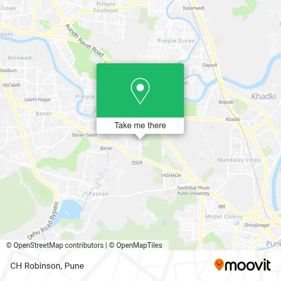 CH Robinson map