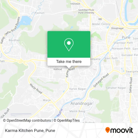 Karma Kitchen Pune map