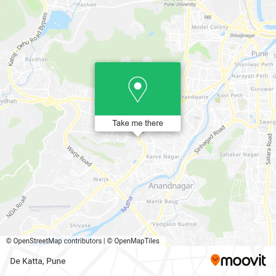 De Katta map