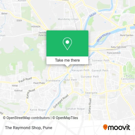 The Raymond Shop map