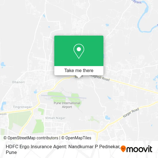 HDFC Ergo Insurance Agent: Nandkumar P Pednekar map