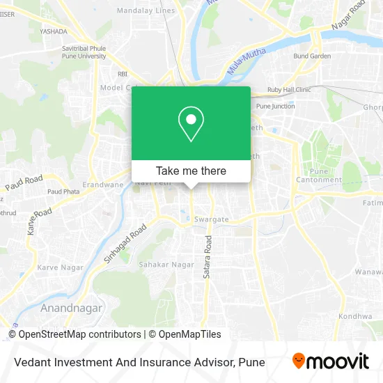 Vedant Investment And Insurance Advisor map