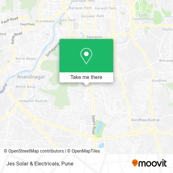 Jes Solar & Electricals map