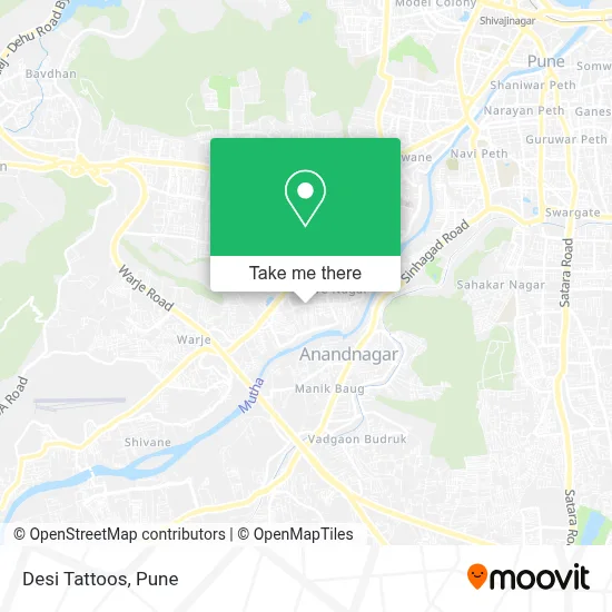 Desi Tattoos map