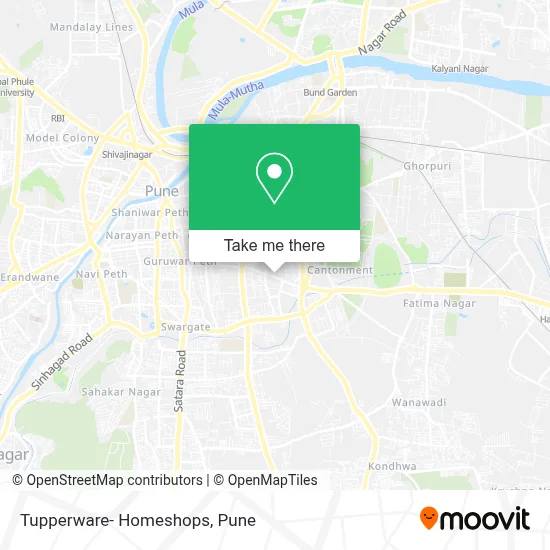 Tupperware- Homeshops map