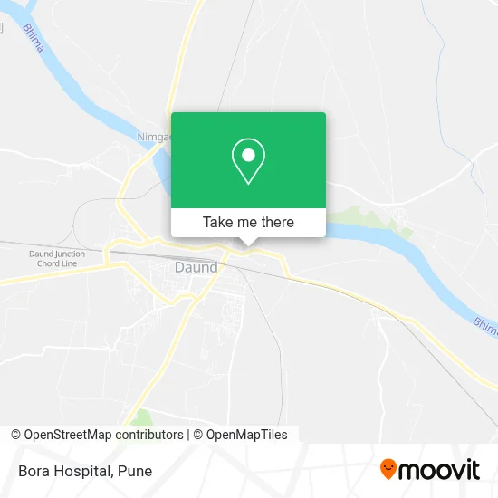Bora Hospital map