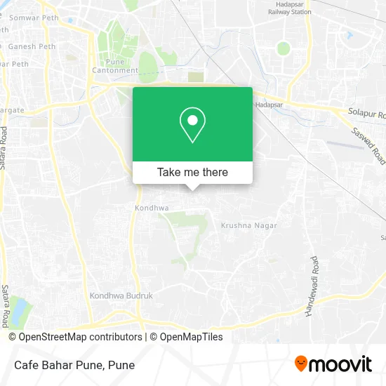 Cafe Bahar Pune map