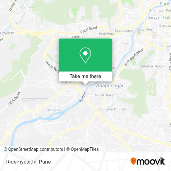 Ridemycar.In map