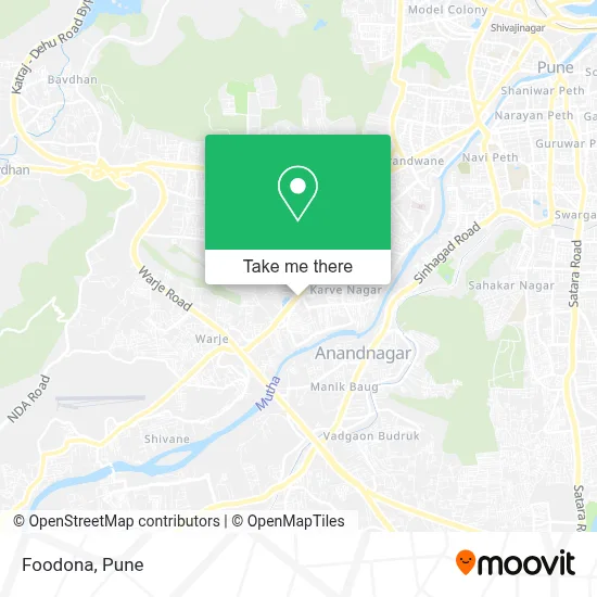 Foodona map