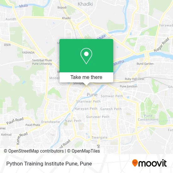 Python Training Institute Pune map