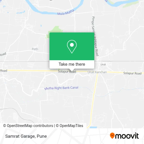 Samrat Garage map