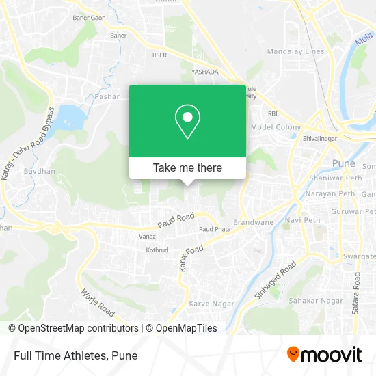 Full Time Athletes map