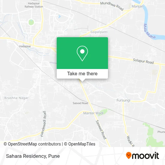 Sahara Residency map