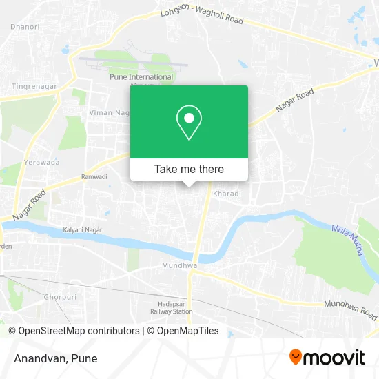 Anandvan map