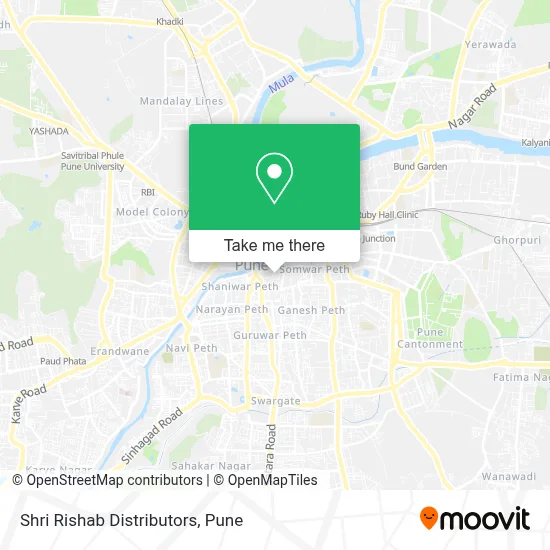 Shri Rishab Distributors map