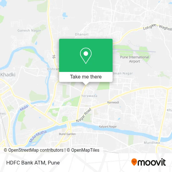 HDFC Bank Atm map