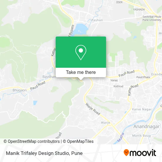 Manik Trifaley Design Studio map