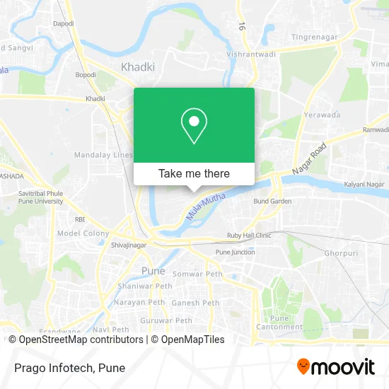 Prago Infotech map