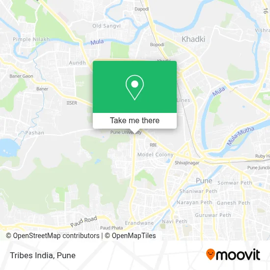 Tribes India map