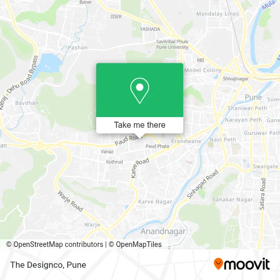 The Designco map