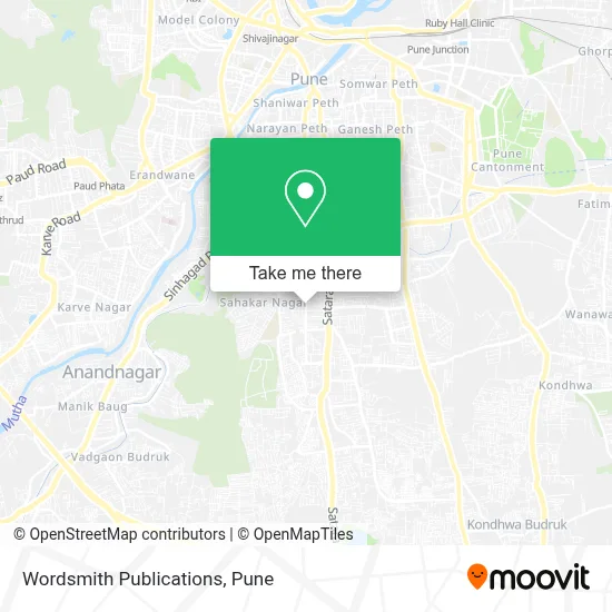 Wordsmith Publications map