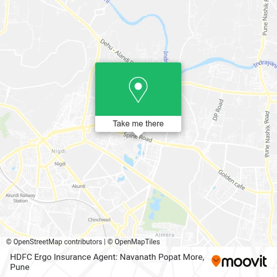 HDFC Ergo Insurance Agent: Navanath Popat More map