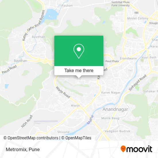 Metromix map