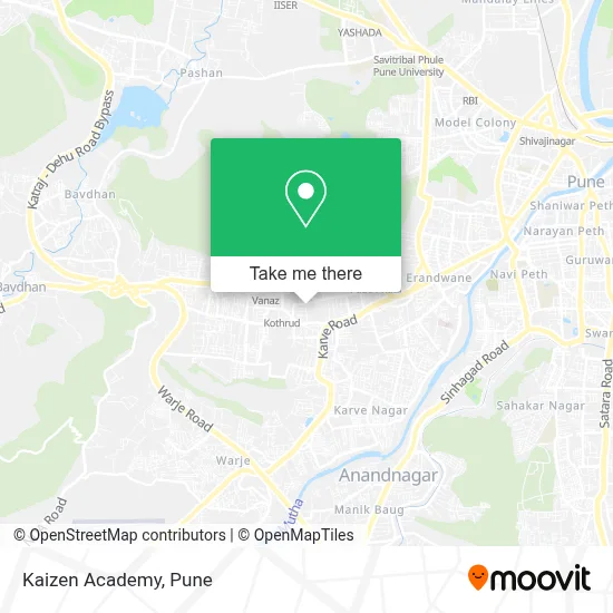 Kaizen Academy map