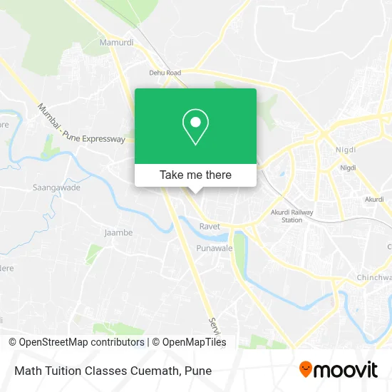 Math Tuition Classes Cuemath map
