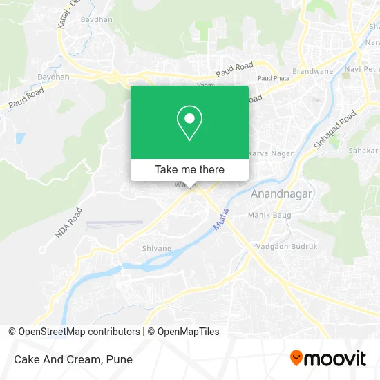 Cake And Cream map