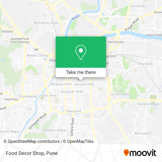 Food Decor Shop map