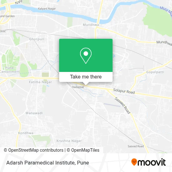 Adarsh Paramedical Institute map