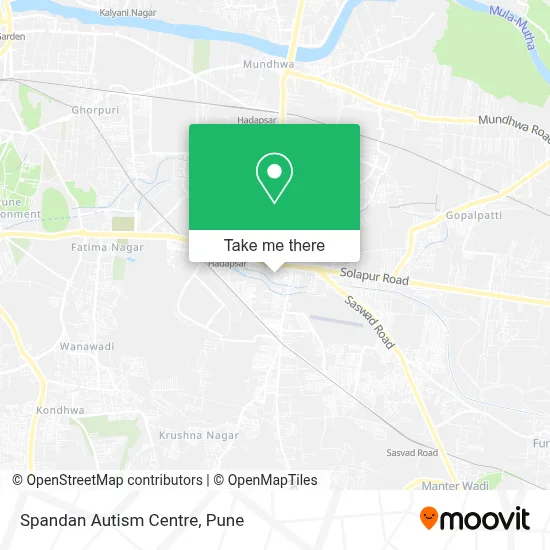 Spandan Autism Centre map