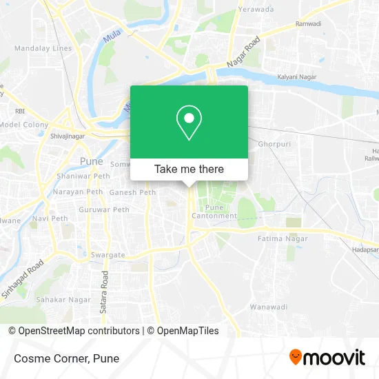 Cosme Corner map