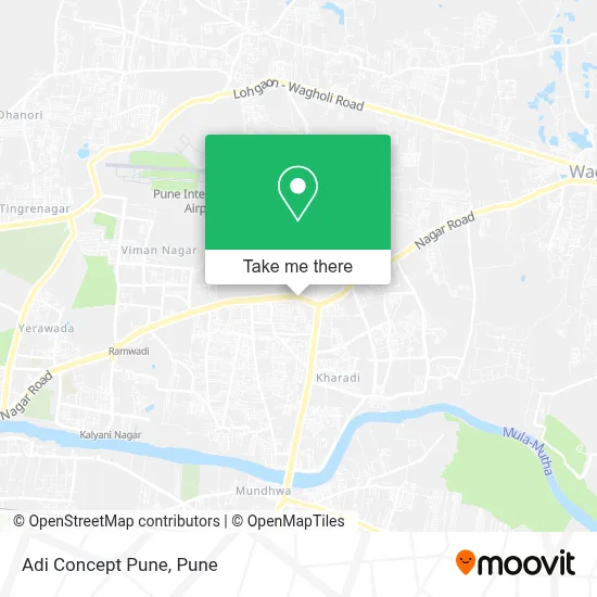 Adi Concept Pune map