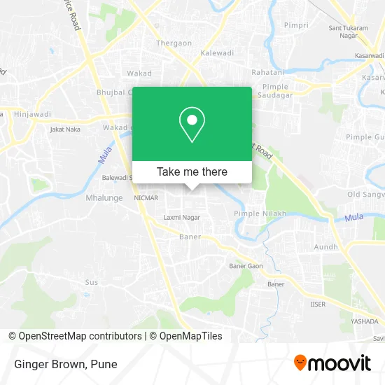 Ginger Brown map