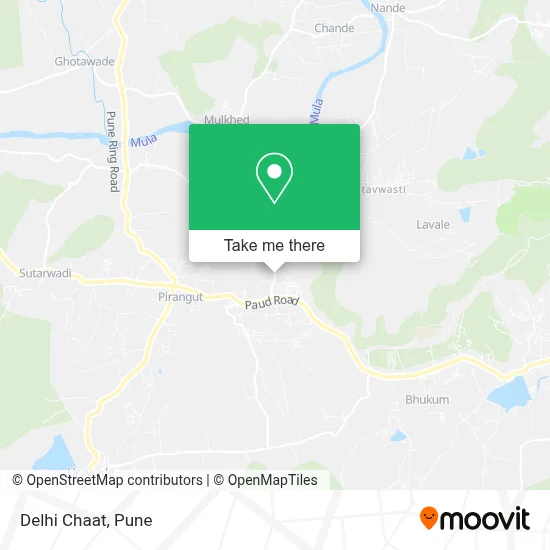 Delhi Chaat map