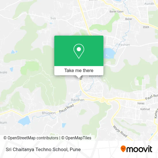 Sri Chaitanya Techno School map